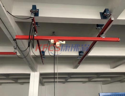 Daily maintenance method of kbk monorail crane