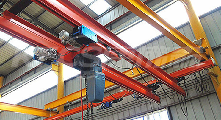 Product description of the KBK flexible double beam suspension crane