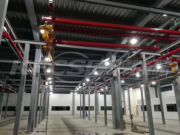 What is the difference between flexible KBK rail crane and rigid combined suspension crane?