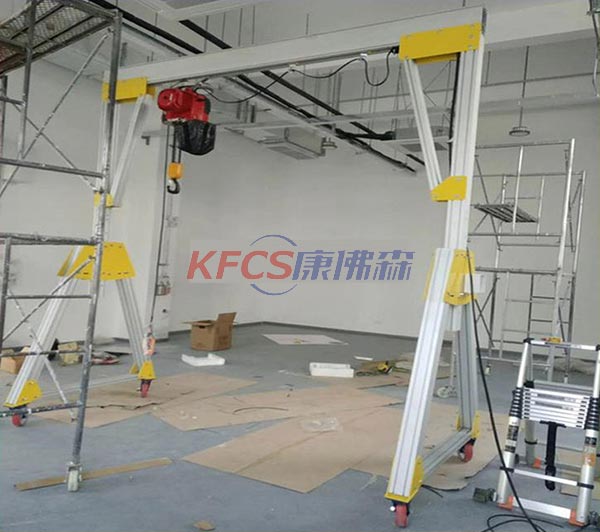 Lightweight, portable and safe lifting equipment-aluminum alloy gantry crane