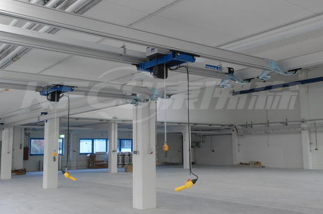 What are the key components of the aluminum alloy crane profile rail system software