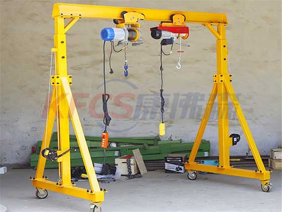 KBK manual gantry crane