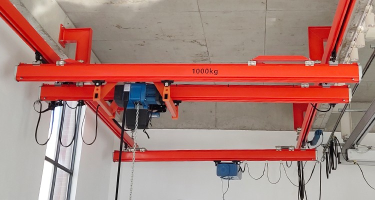 1 ton KBK Double Girder suspension Overhead Crane