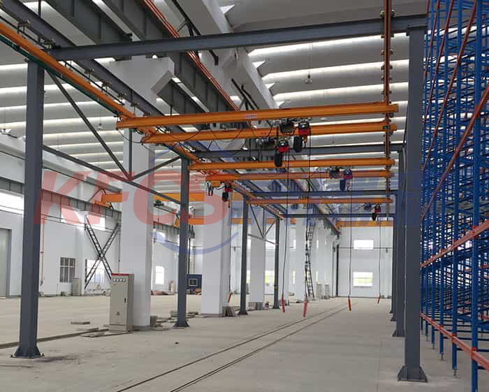 Rigid combined crane vs flexible KBK light crane