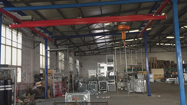 5T capacity KBK Single-Girder Suspension Cranes