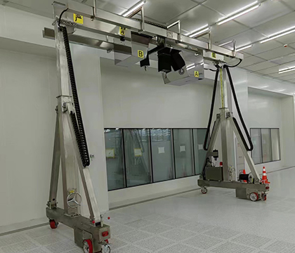 stainless steel gantry crane in cleanrooms