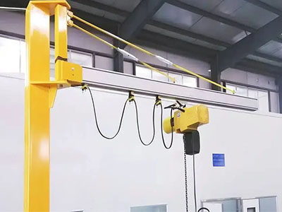 Pillar Slewing Jib Crane in Cleanroom