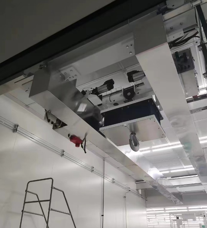 Stainless steel double girder crane